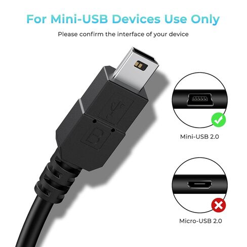 كابل USB صغير من Tobfit لوحدة تحكم PS3، سلك شحن بيانات بطول 6 أقدام لجهاز PlayStation 3/PS Move، آلة حاسبة TI-84 Plus CE، كاميرا رقمية in Kuwait