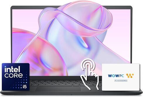 لاب توب ديل انسبايرون 15.6 بوصة 2K يعمل باللمس، الجيل الثالث عشر انتل كور i5 (بيت i7-1250U)، 256 جيجا اس اس دي، 8 جيجا رام، ويندوز 11 مع مكتب 365 للويب، USB-C، عمر بطارية طويل in Kuwait