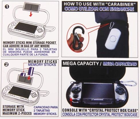 Case Pouch Carry Bag Portect Holder,Durable Portable Game Players for PSP 1000/2000/3000 Hard Games Accessories(Black) in Kuwait