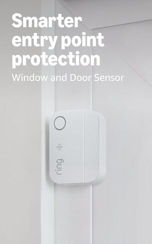 كاميرا Ring Outdoor Cam Pro (أحدث موديل)، لون أبيض مع 4 حساسات للنوافذ والأبواب (أحدث موديل) in Kuwait