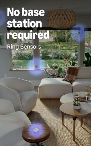 كاميرا Ring Outdoor Cam Pro (أحدث موديل)، لون أبيض مع 4 حساسات للنوافذ والأبواب (أحدث موديل) in Kuwait