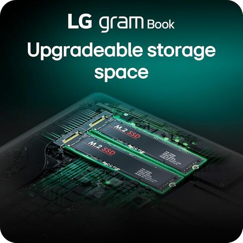 LG gram Book 15-inch Lightweight Laptop Computer, Intel Core i5-1334U Processor, Windows 11 Home, 8GB RAM, 256GB SSD - Titan Silver in Kuwait