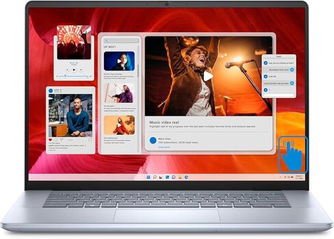 كمبيوتر محمول شخصي Dell Inspiron 16 Plus، 2025، 16 بوصة 2560x1600 IPS، Intel Core Ultra 9 185H 16-Core، 16 جيجابايت LPDDR5، 2 تيرابايت SSD، Win11 Home، لوحة مفاتيح بإضاءة خلفية، Wi-Fi 6E، BT 5.2، كاميرا 1080p FHD، أزرق ثلجي in Kuwait