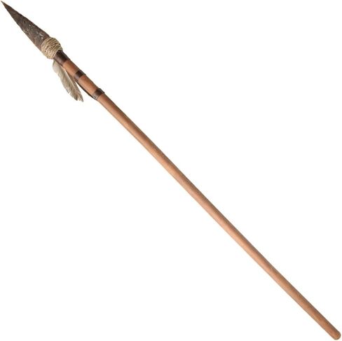 Armory Replicas™ Unique 5-Inch Agate Flint Arrowhead - One-of-a-Kind Prehistoric Tool Replica with Waxy Luster | Functional Decorative Arrowhead | Mohs Hardness 7 in Kuwait