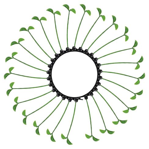 Framendino, 10 Pack Funny Bean Sprout Hair Clips Plant Grass Hair Barrette for Women Girls in Saudi Arabia