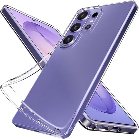 Silicone Clear for Samsung Galaxy S26 Ultra Case. Soft Slim-Fit Transparent TPU Silicone Samsung Galaxy S26 Ultra Phone Case Cover. Ultra-Thin Design with a Comfortable Grip, Shockproof Protection. in Saudi Arabia