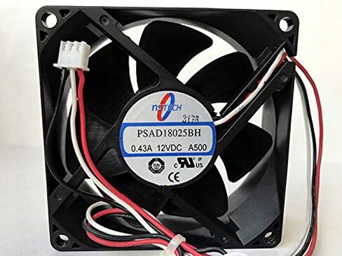 PSAD18025BH A500 NSTECH DC12V 0.43A 8CM Double Ball 3-Wire Fan in Kuwait