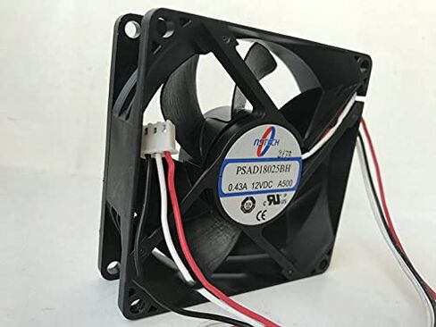 PSAD18025BH A500 NSTECH DC12V 0.43A 8CM Double Ball 3-Wire Fan in Kuwait