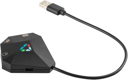 CALANDIS® محول لوحة مفاتيح وماوس USB أسود لأجزاء N-Switch PS4/3 الاحترافية | ملحقات ألعاب الفيديو in Kuwait