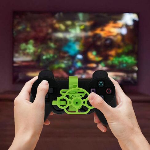 CALANDIS® Game Controller Mini Steering Wheel Auxiliary Controller for PS3 Race Game Green | Controllers & Attachments | Video Game Accessories in Kuwait