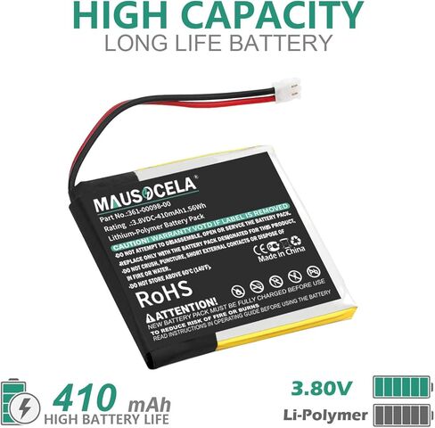 410mAh Smartwatch Replacement Battery, Compatible with Gar'min Fenix 5X Plus, 5X Running, Part No.:361-00098-00, with Professional Tool Kit in Kuwait