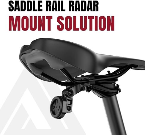 KOM Cycling Saddle Rail Mount for Cycling Radars Compatible with Garmin Varia and Wahoo Trackr (Saddle Rail) in Saudi Arabia