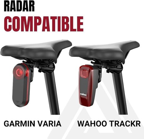 KOM Cycling Saddle Rail Mount for Cycling Radars Compatible with Garmin Varia and Wahoo Trackr (Saddle Rail) in Saudi Arabia