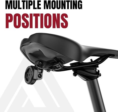 KOM Cycling Saddle Rail Mount for Cycling Radars Compatible with Garmin Varia and Wahoo Trackr (Saddle Rail) in Saudi Arabia