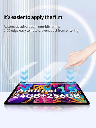 واقي شاشة لجهاز BESTTAB T20 Android 15 مقاس 10 بوصة، مضاد للخدش 9H حساس للمس، حواف مستديرة 2.5D خالية من الفقاعات، سهل التركيب، عبوتان. in Kuwait