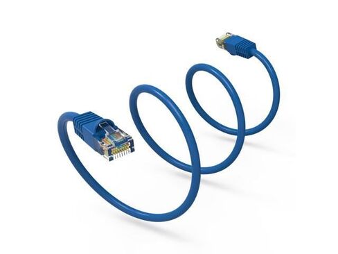 كابل تمهيد شبكة إيثرنت Cat6 UTP - أزرق - كابل تصحيح Cat 6 المحسن 24AWG RJ45 (2 قدم) in Kuwait