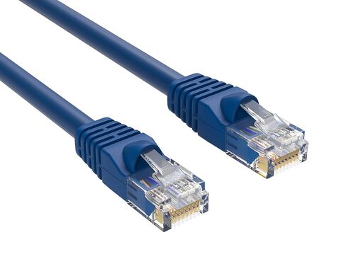 Cable Leader Blue 1.5 ft Cat 6 550 MHz UTP Snagless Ethernet Cable, Network Patch Cord in Kuwait