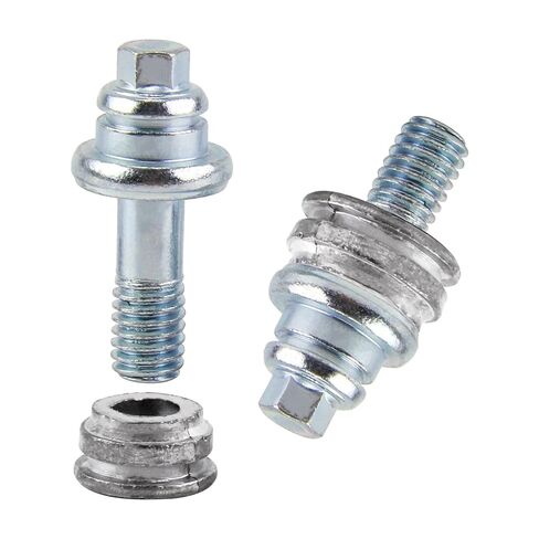 2PCS الجانبية البراغي الطرفية الطرفية ، 3/8 "انتشار البطارية القياسي مسمار متوافق مع GM ما بعد GM Post Universal طرفية البطارية طرفية الطرف الطقم (Long + Spacer) in Kuwait