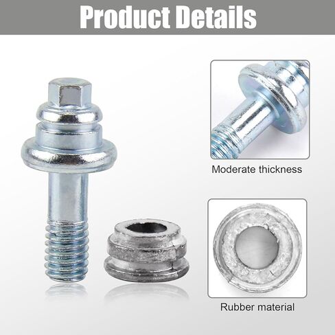 2PCS الجانبية البراغي الطرفية الطرفية ، 3/8 "انتشار البطارية القياسي مسمار متوافق مع GM ما بعد GM Post Universal طرفية البطارية طرفية الطرف الطقم (Long + Spacer) in Kuwait