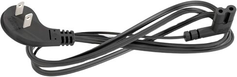 استبدال كابل سلك الطاقة ذو الزاوية اليمنى 6FT US 2Prong لـ LG Electronics 43UK6300PUE 49UK6300PUE 4K Ultra HD Smart LED TV in Kuwait