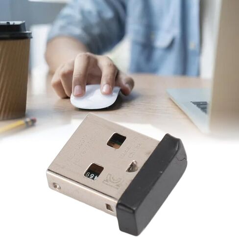 مستقبل ماوس USB، محول استقبال لوحة المفاتيح خفيف الوزن، التوصيل والتشغيل، محمول عالمي 2.4G لـ K400PLUS لـ K270 in Kuwait