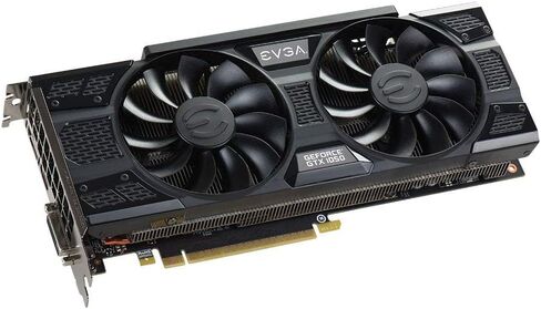 بطاقات رسومات الألعاب EVGA GeForce GTX 1050 FTW ACX 3.0، 2 جيجابايت GDDR5، DX12 OSD دعم (PXOC) بطاقة رسومات 02G-P4-6157-KR (متجددة) in Kuwait