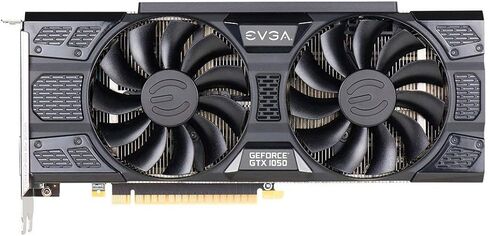 بطاقات رسومات الألعاب EVGA GeForce GTX 1050 FTW ACX 3.0، 2 جيجابايت GDDR5، DX12 OSD دعم (PXOC) بطاقة رسومات 02G-P4-6157-KR (متجددة) in Kuwait