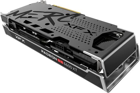 XFX Speedster MERC308 Radeon RX 6600 XT Black Gaming Graphics Card with 8GB GDDR6 HDMI 3xDP, AMD RDNA 2 RX-66XT8TBDQ (Renewed) in Kuwait