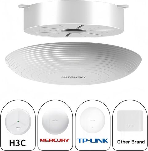 11.8-23.6" Adjustable Ceiling Mount for Dome Cameras - 135mm Mount Plate for TP-Link/Mercury/H3C/Huawei, AP Extension Pole with Cable Management in Kuwait