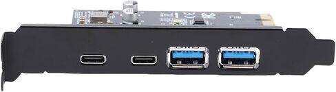 بطاقة توسيع PCIE إلى USB 3.2 Gen1، بطاقة PCIE X1 ذات 4 منافذ بسرعة 5 جيجابت في الثانية، لا حاجة إلى طاقة خارجية، متوافقة مع 11/10/8/7 & in Kuwait