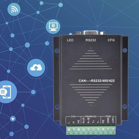 محول تسلسلي Fafeicy RS232 RS422، وحدة بروتوكول ذكية، يدعم اتصال CAN، DC9-36V، للاستخدام الصناعي in Kuwait
