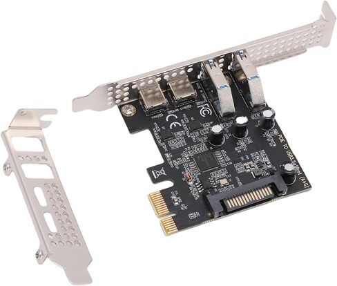 بطاقة توسيع PCIe USB 3.2 Gen 1، 4 منافذ بسرعة 5 جيجابت في الثانية لأجهزة الكمبيوتر المكتبية، PCI Express إلى بطاقة USB لنظام WindowsLinuxMac، التوصيل والتشغيل in Kuwait
