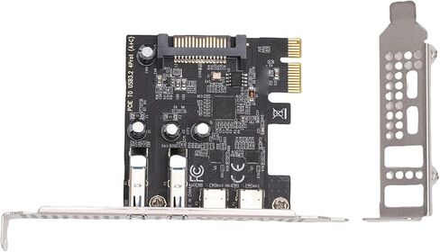 بطاقة توسيع PCIe USB 3.2 Gen 1، 4 منافذ بسرعة 5 جيجابت في الثانية لأجهزة الكمبيوتر المكتبية، PCI Express إلى بطاقة USB لنظام WindowsLinuxMac، التوصيل والتشغيل in Kuwait