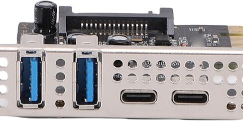 بطاقة توسيع PCIe USB 3.2 Gen 1، 4 منافذ بسرعة 5 جيجابت في الثانية لأجهزة الكمبيوتر المكتبية، PCI Express إلى بطاقة USB لنظام WindowsLinuxMac، التوصيل والتشغيل in Kuwait
