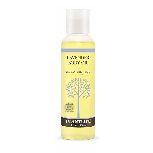 Plantlife Lavender Body Oil - Formulated for Soft and Silky Skin Using Rich Plant Oils That Absorb and Leave a Light Aroma on the Skin - Made in California 4 oz in Kuwait