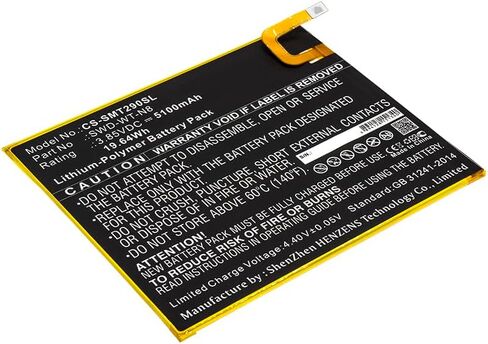 ALLC بطارية بديلة لجهاز Samsung Galaxy Tab A 8.0 2019/SM-T290/SM-T295/SM-T295C/SM-T295N، PN:SWD-WT-N8، 5100 مللي أمبير في الساعة in Kuwait