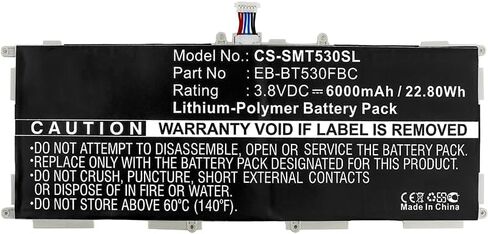 ALLC بطارية بديلة لأجهزة سامسونج EB-BT530FBC/EB-BT530FBE/EB-BT530FBU، PN:EB-BT530FBC/EB-BT530FBE/EB-BT530FBU، 6000 مللي أمبير في الساعة in Kuwait