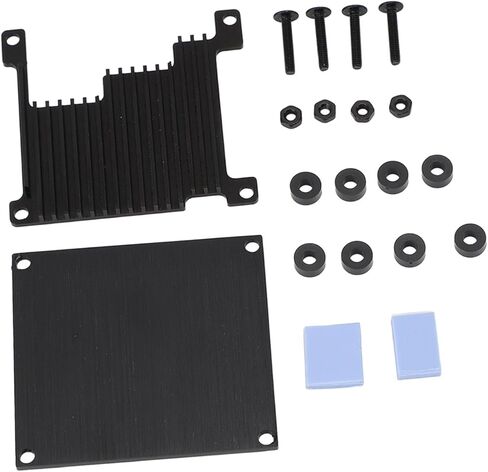 Development Board case, Oxidation Resisting Passive Cooling Enclosure with Heat Dissipation for Orange Pi 3, Includes Bottom Plate top Plate in Kuwait