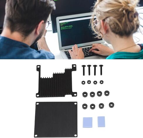 Development Board case, Oxidation Resisting Passive Cooling Enclosure with Heat Dissipation for Orange Pi 3, Includes Bottom Plate top Plate in Kuwait