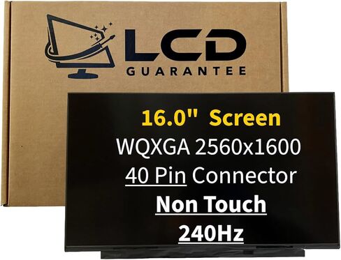 استبدال شاشة الكمبيوتر المحمول LCD مقاس 16 بوصة WQXGA 2.5K 240 هرتز لا تعمل باللمس - متوافقة مع أرقام أجزاء HP OEM (P05507-L61) in Kuwait