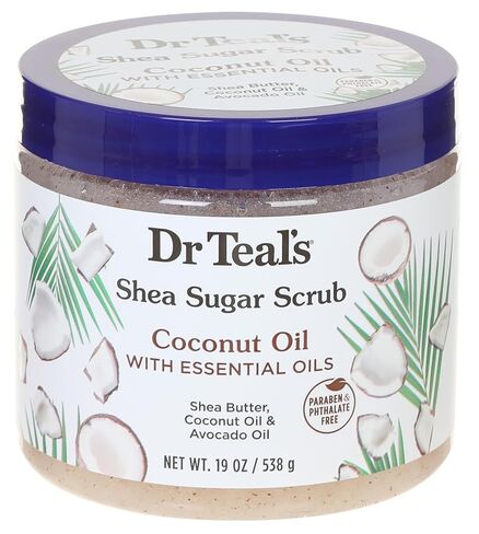 Dr. Teal's Shea Sugar Scrub Coconut Oil 19 Ounce Jar in Saudi Arabia