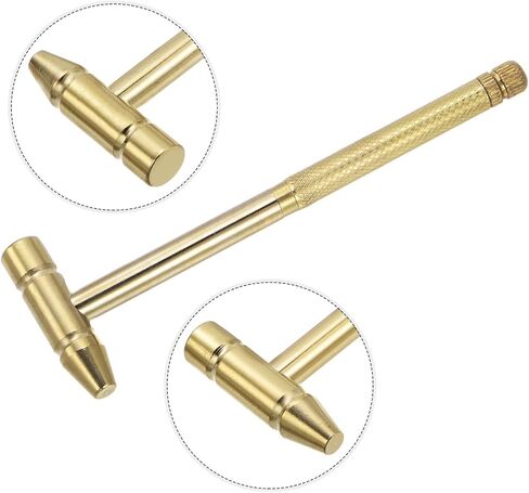 3 in 1 Mini Multifunction Copper Hammer and Screwdriver 10mm Dia Multitool Hammer with Slotted Screwdriver in Kuwait