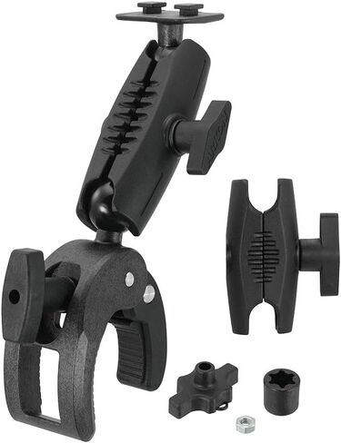 ARKON Mounts Robust Clamp Mount with Dual-T Compatible Head, Adjustable Arm, Optional Security Knob Included, for Handlebars, Carts, Worktops, & More in Kuwait