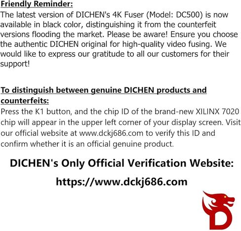 DICHEN Official DMA 4K Fuser Combiner Display Overlay Converter، يدعم 1K480HZ/2K320HZ/4K160HZ HD مركب واجهة الوسائط المتعددة، HDMI 2.1 + DP 1.4 واجهة مزدوجة، نقل بدون فقدان in Kuwait