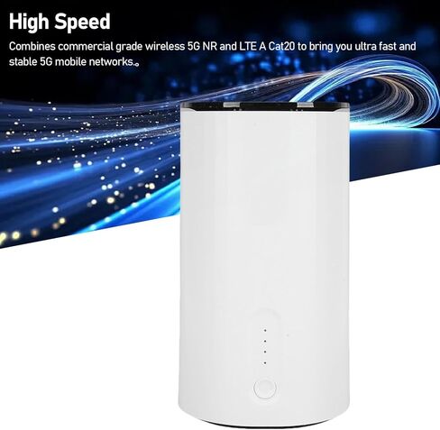 WiFi 6 5G Router Dual SIM High Speed 5G CPE Router NR NSA SA with 2. WAN Port 4X4 MIMO OFDMA for Home Gaming Streaming 50+ Devices (US Plug) in Kuwait