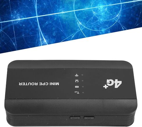 4G LTE WiFi Mobile Hotspot, Portable WiFi Router with Type C Power Supply for Travel, Supports 10 Devices, 300Mbps Speed, No SIM Card Needed in Kuwait