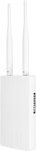 موجه Cryfokt خارجي 4G LTE CPE WiFi، سرعة لاسلكية 150 ميجابت في الثانية IP66 مع هوائيين عاليي الكسب قابلين للفصل، للاستخدام في حديقة المكتب المنزلي في أوروبا وآسيا وأفريقيا (قابس الولايات المتحدة) in Kuwait