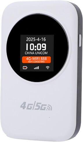 Cuifati 4G Mobile Hotspot, Portable WiFi Router with SIM Card Slot and 3000mAh Battery for Travel, Home, Office, Supports 10 Users in Kuwait