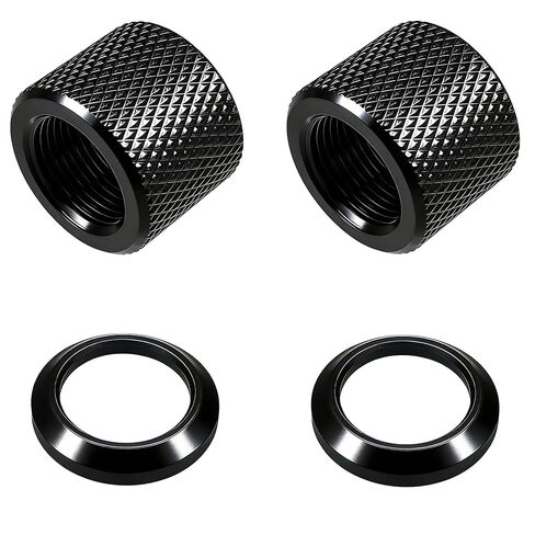 1/2 x 28 Thread Protector for .22LR .223 & 5.56 with Crush Washer, Steel 2 Pack in Kuwait
