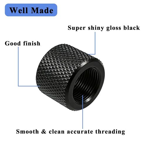 1/2 x 28 Thread Protector for .22LR .223 & 5.56 with Crush Washer, Steel 2 Pack in Kuwait